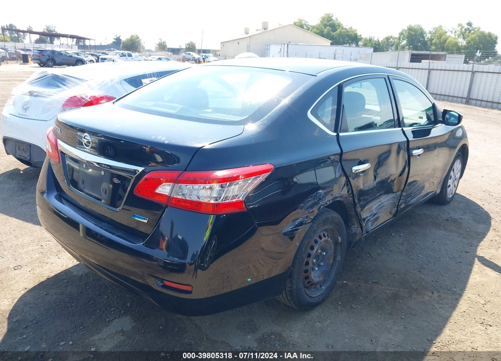2014 NISSAN SENTRA S VIN: 3N1AB7AP7EY260365