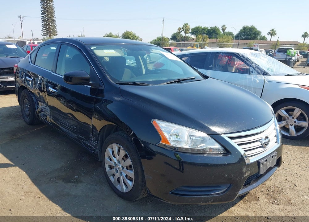 2014 NISSAN SENTRA S VIN: 3N1AB7AP7EY260365