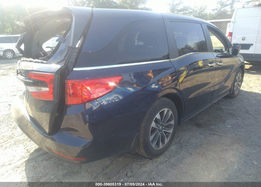 2022 HONDA ODYSSEY EX-L VIN: 5FNRL6H72NB013828