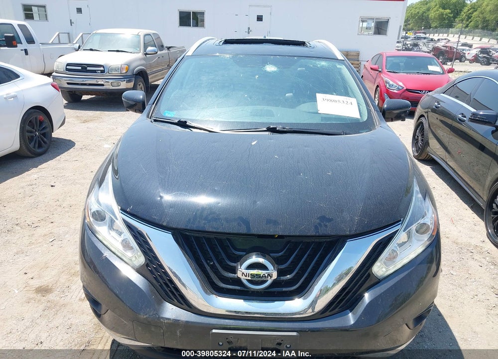 2018 NISSAN MURANO PLATINUM VIN: 5N1AZ2MH5JN192179