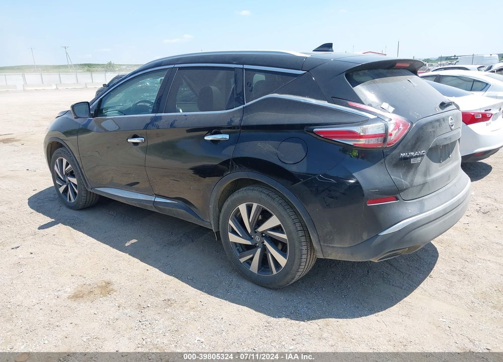 2018 NISSAN MURANO PLATINUM VIN: 5N1AZ2MH5JN192179