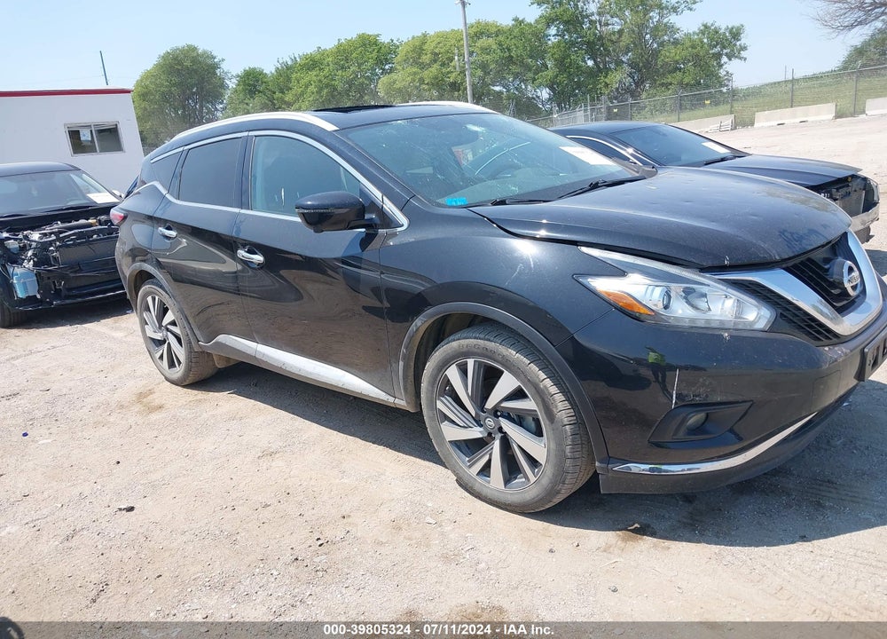 2018 NISSAN MURANO PLATINUM VIN: 5N1AZ2MH5JN192179