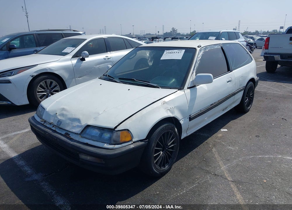 1990 HONDA CIVIC CX VIN: 2HGED644XLH016153