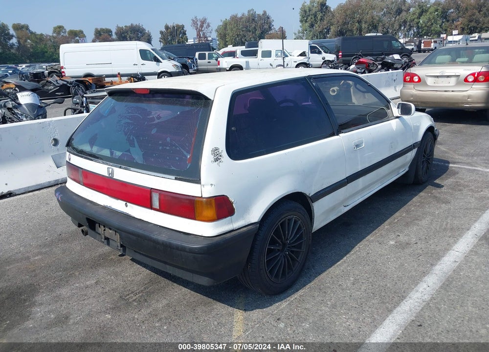 1990 HONDA CIVIC CX VIN: 2HGED644XLH016153
