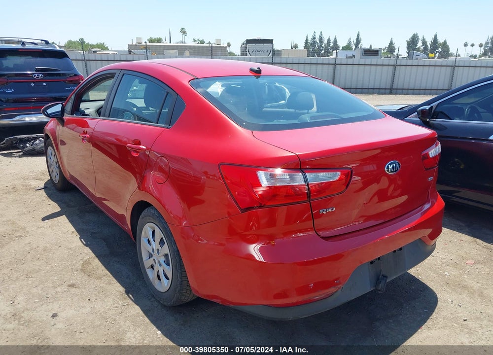2017 KIA RIO LX VIN: KNADM4A34H6026452