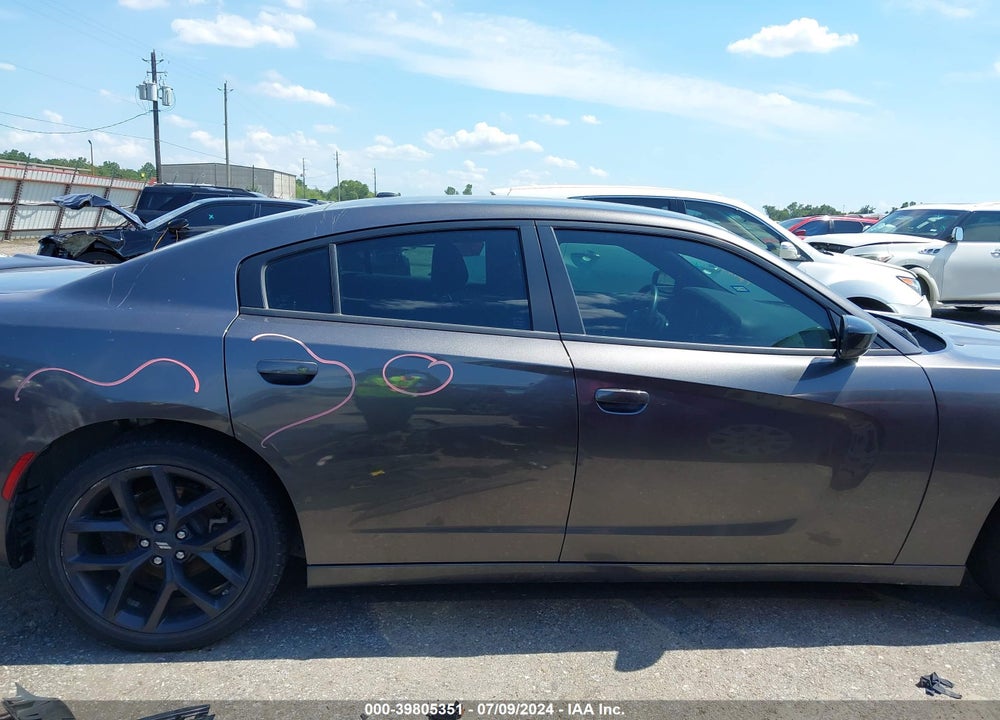 2022 DODGE CHARGER SXT RWD VIN: 2C3CDXBG6NH178779