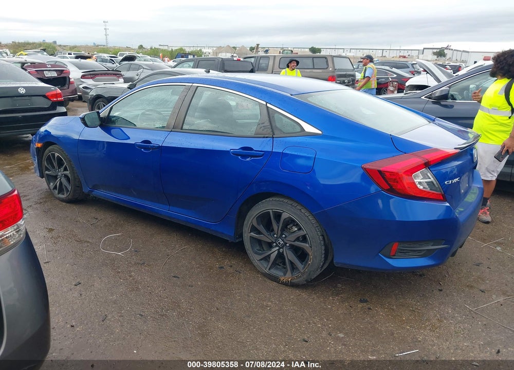 2021 HONDA CIVIC SPORT VIN: 19XFC2F83ME002400