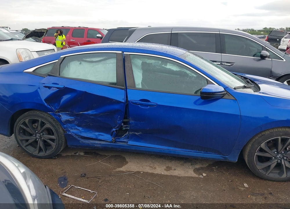2021 HONDA CIVIC SPORT VIN: 19XFC2F83ME002400
