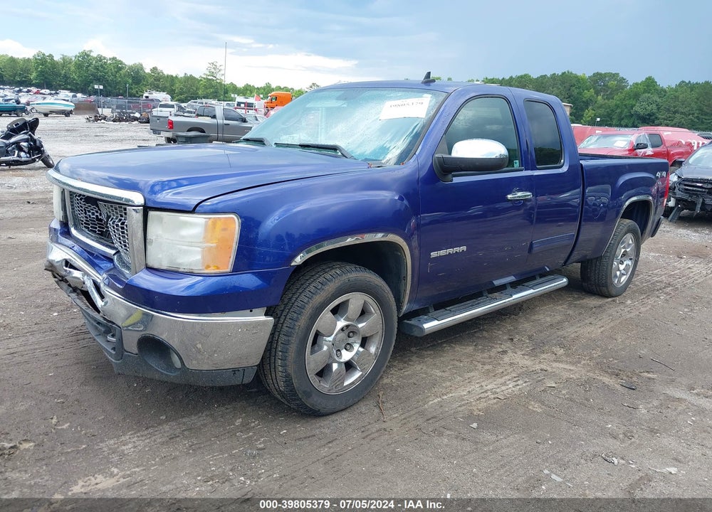 2010 GMC SIERRA 1500 SLE VIN: 1GTSKVE3XAZ231097