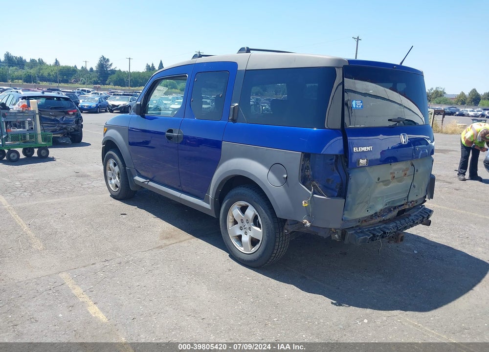 2005 HONDA ELEMENT EX VIN: 5J6YH276X5L000234