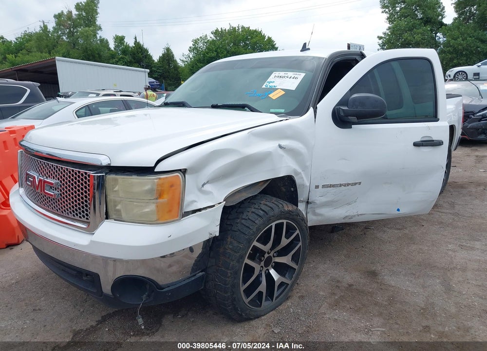 2008 GMC SIERRA 1500 VIN: 1GTEC19008Z225029