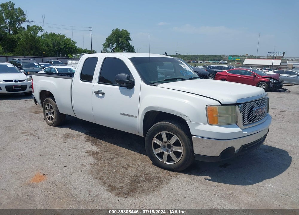 2008 GMC SIERRA 1500 VIN: 1GTEC19008Z225029