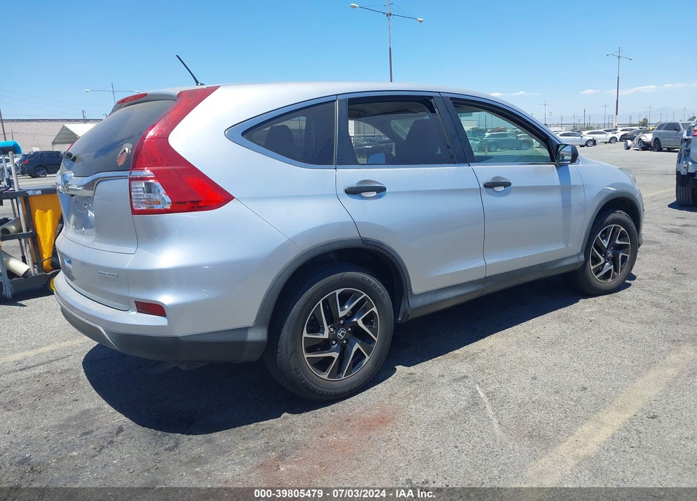 2016 HONDA CR-V SE VIN: 2HKRM3H42GH536286