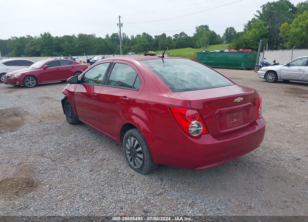 2013 CHEVROLET SONIC LS AUTO VIN: 1G1JA5SHXD4211893