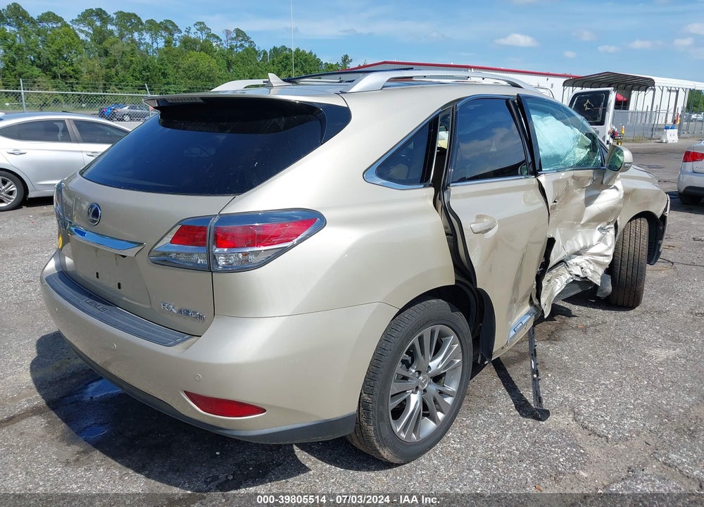 2013 LEXUS RX 450H VIN: JTJBC1BA5D2053487