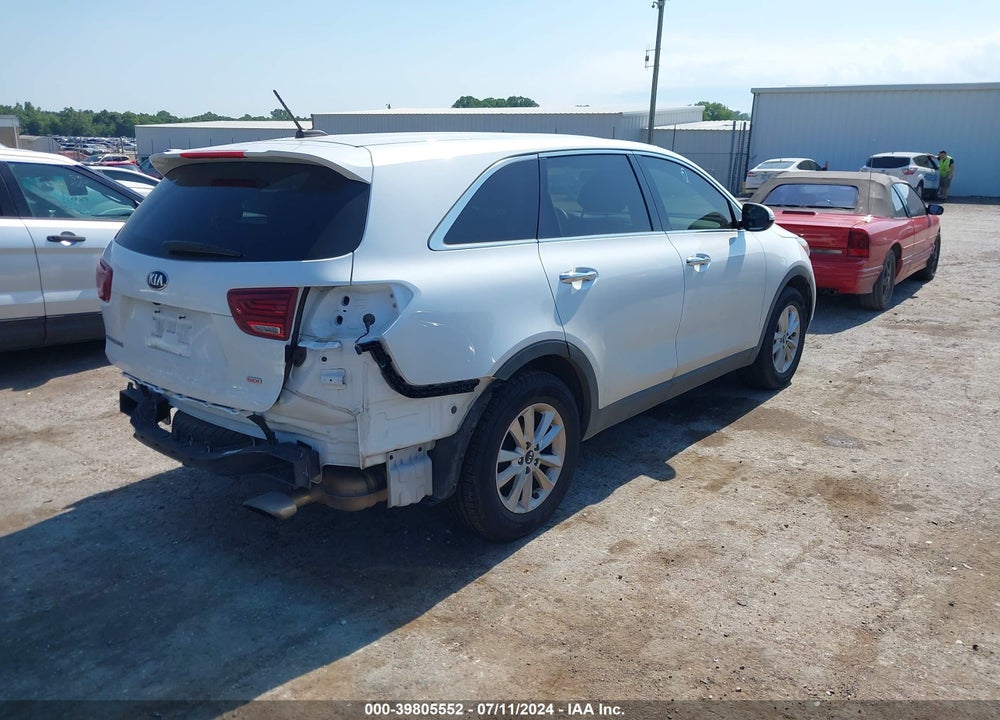 2020 KIA SORENTO 2.4L L VIN: 5XYPG4A36LG672587