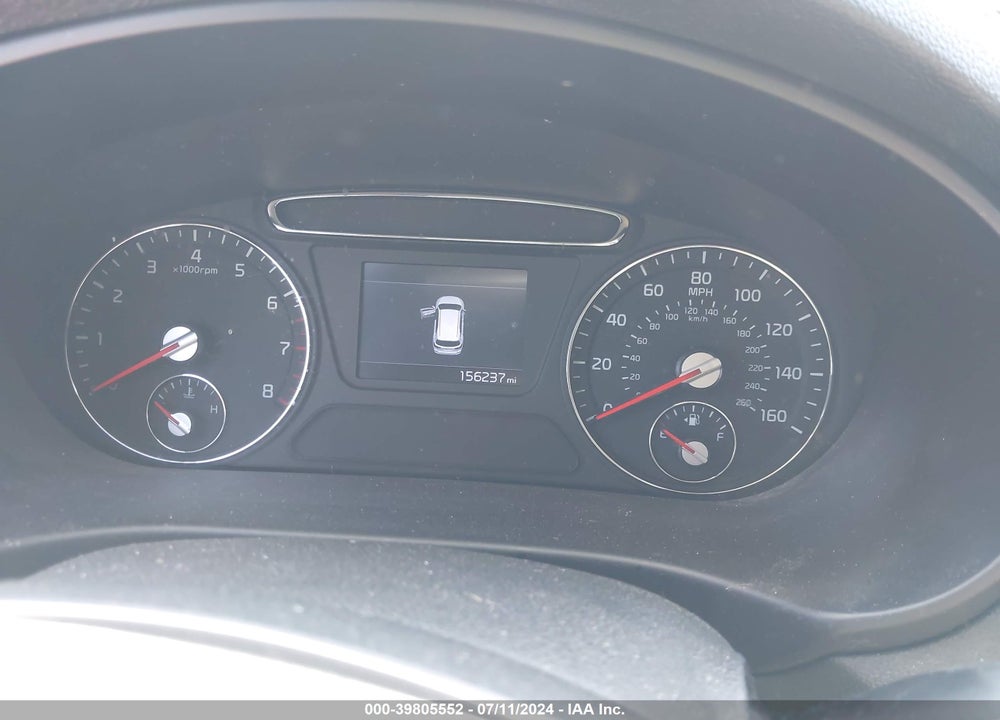 2020 KIA SORENTO 2.4L L VIN: 5XYPG4A36LG672587