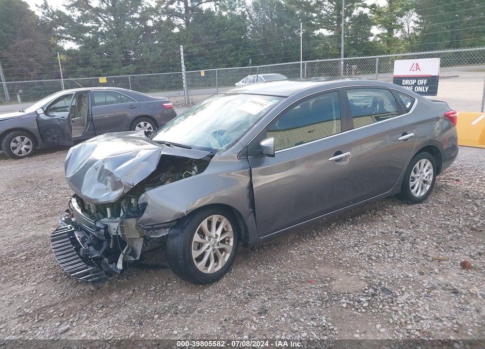 2019 NISSAN SENTRA SV VIN: 3N1AB7AP1KL610453