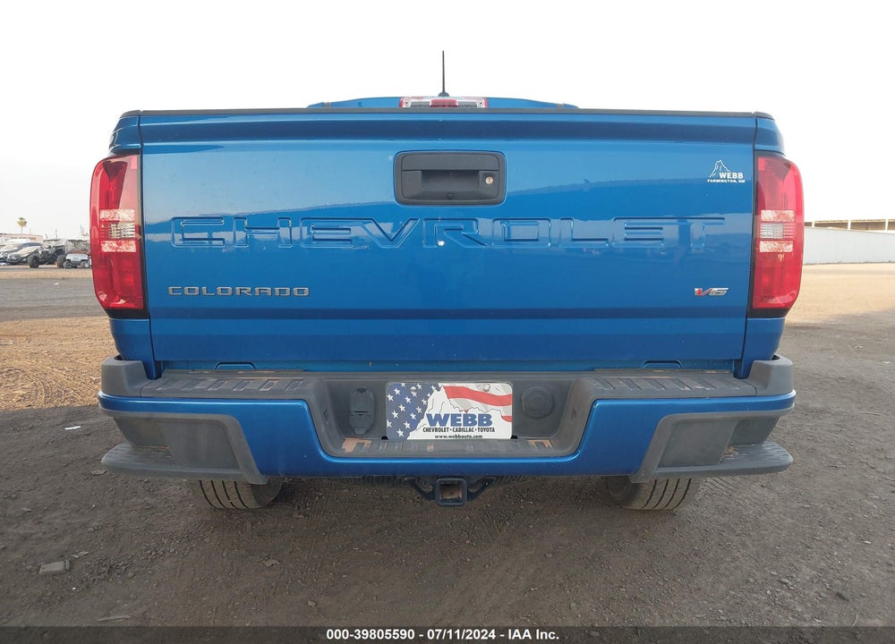 2021 CHEVROLET COLORADO 4WD SHORT BOX WT VIN: 1GCGTBEN5M1151700