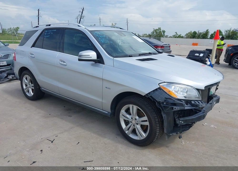 2012 MERCEDES-BENZ ML 350 4MATIC VIN: 4JGDA5HB9CA030111