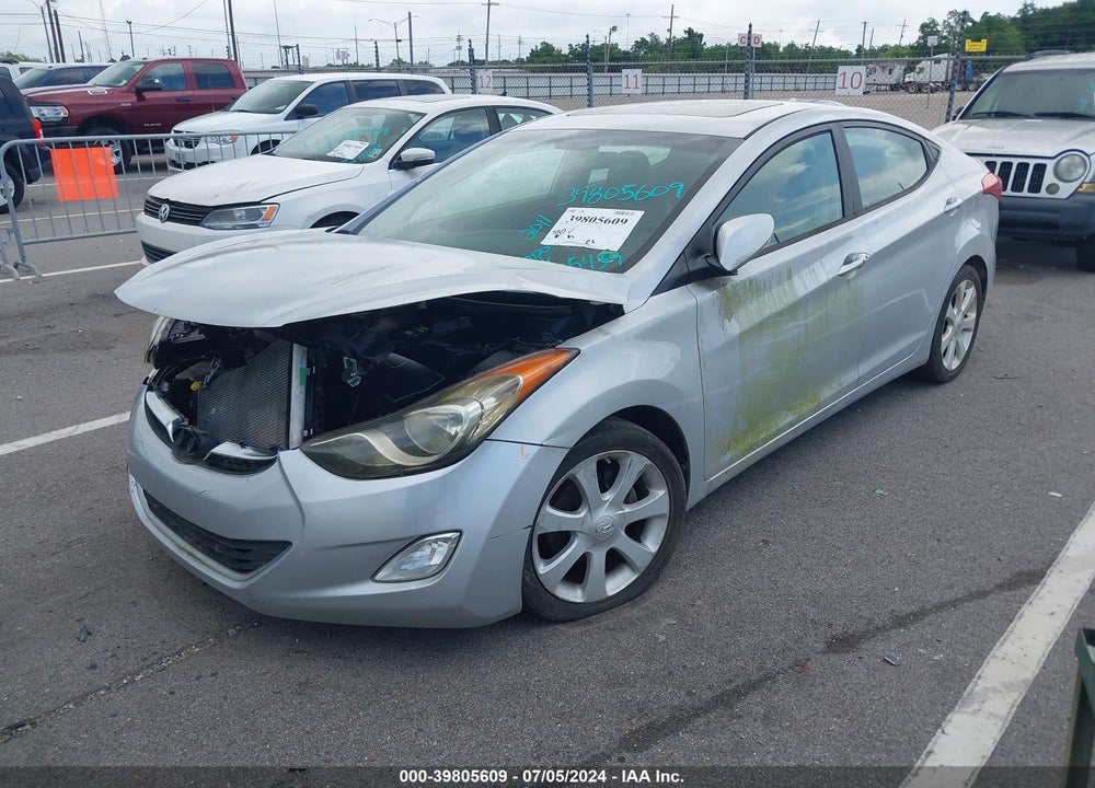 2011 HYUNDAI ELANTRA LIMITED VIN: 5NPDH4AEXBH002601