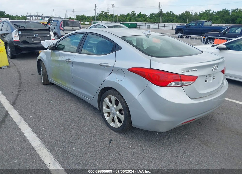 2011 HYUNDAI ELANTRA LIMITED VIN: 5NPDH4AEXBH002601