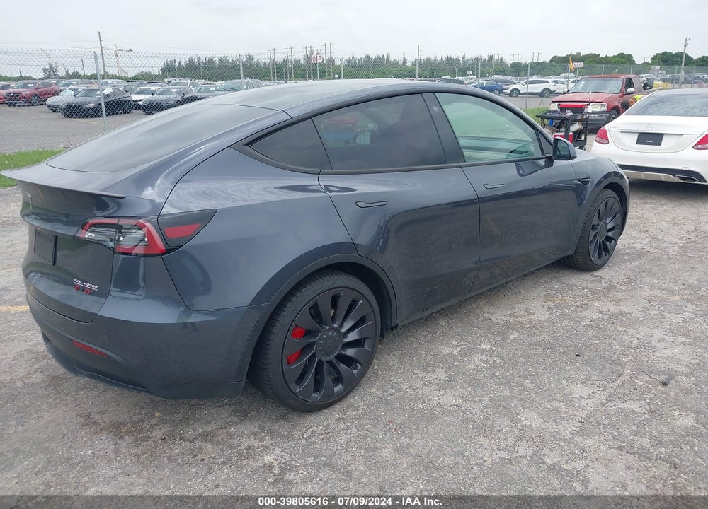 2021 TESLA MODEL Y PERFORMANCE DUAL MOTOR ALL-WHEEL DRIVE VIN: 5YJYGDEF0MF189422
