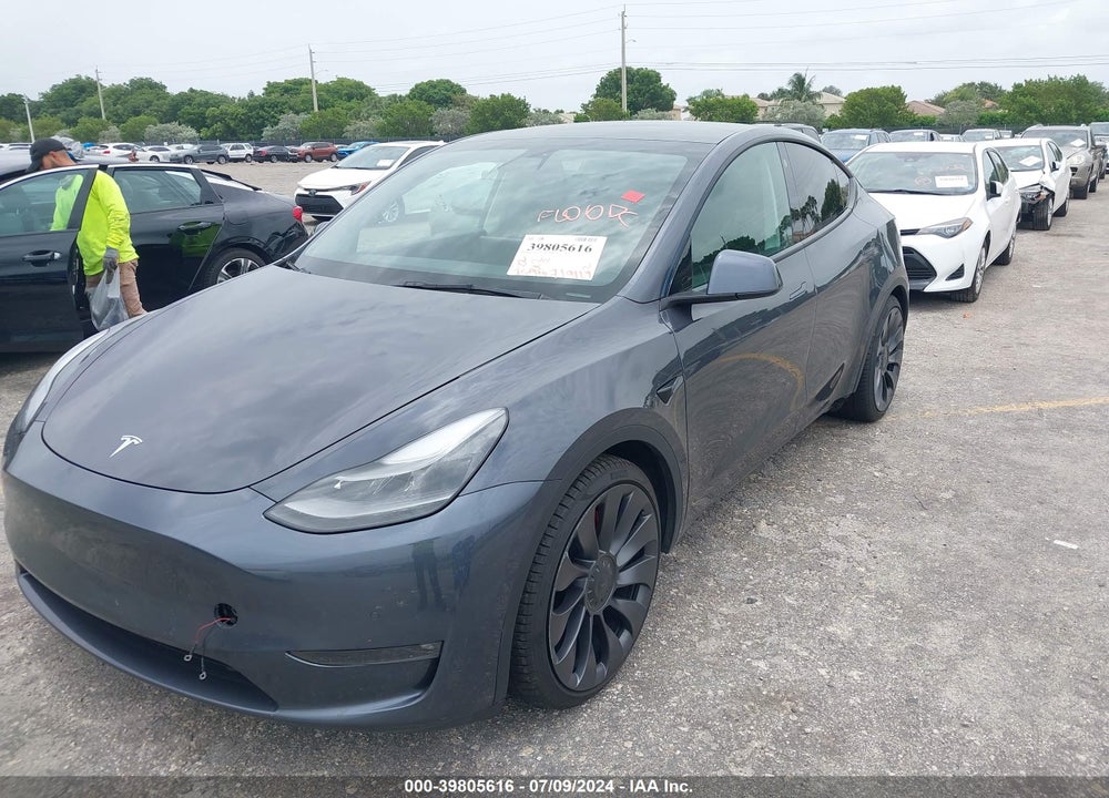 2021 TESLA MODEL Y PERFORMANCE DUAL MOTOR ALL-WHEEL DRIVE VIN: 5YJYGDEF0MF189422
