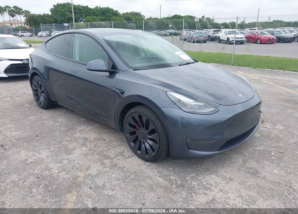 2021 TESLA MODEL Y PERFORMANCE DUAL MOTOR ALL-WHEEL DRIVE VIN: 5YJYGDEF0MF189422