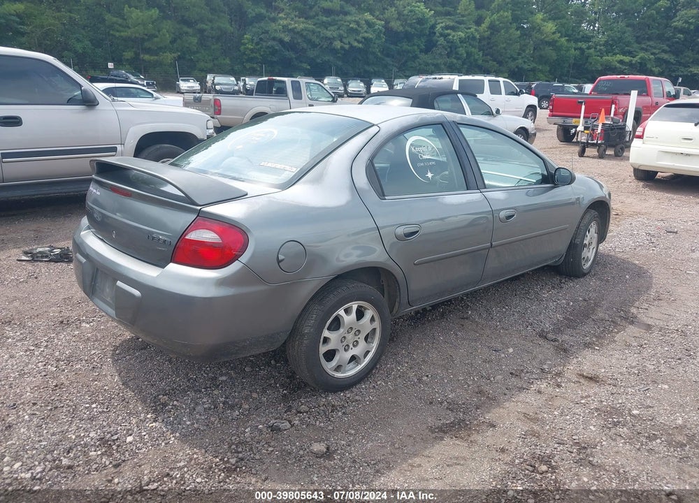 2005 DODGE NEON SXT VIN: 1B3ES56C65D119820