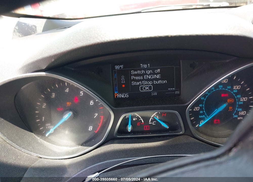 2014 FORD ESCAPE TITANIUM VIN: 1FMCU0J94EUE32617