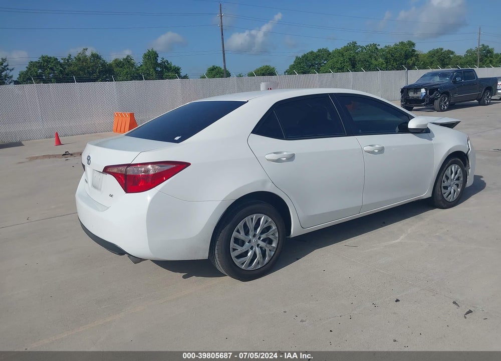 2017 TOYOTA COROLLA LE VIN: 5YFBURHEXHP693355