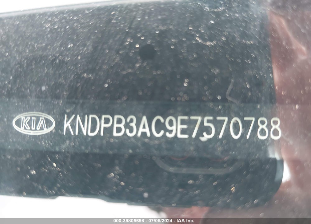 2014 KIA SPORTAGE LX VIN: KNDPB3AC9E7570788
