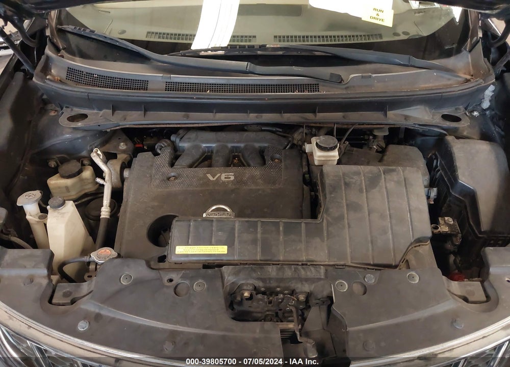 2011 NISSAN MURANO VIN: JN8AZ1MWXBW187833