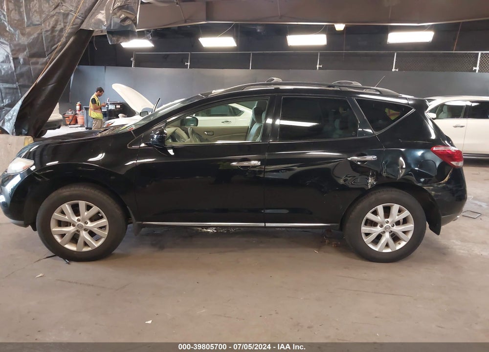 2011 NISSAN MURANO VIN: JN8AZ1MWXBW187833