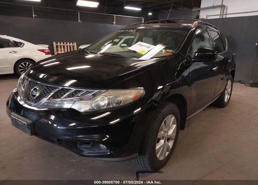 2011 NISSAN MURANO VIN: JN8AZ1MWXBW187833