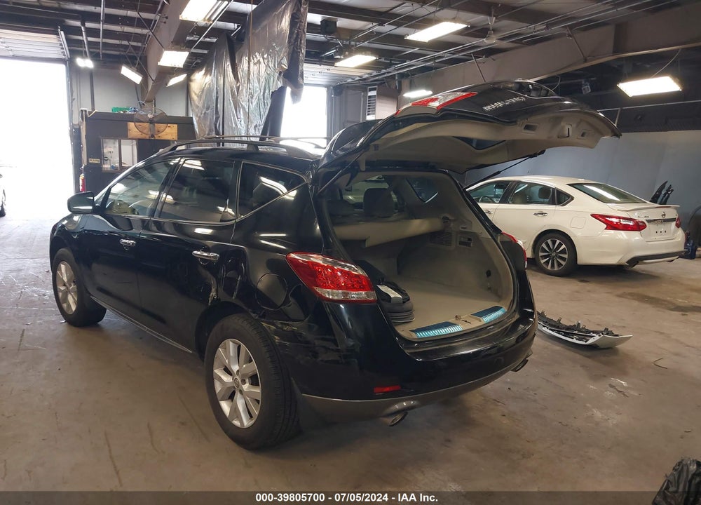 2011 NISSAN MURANO VIN: JN8AZ1MWXBW187833