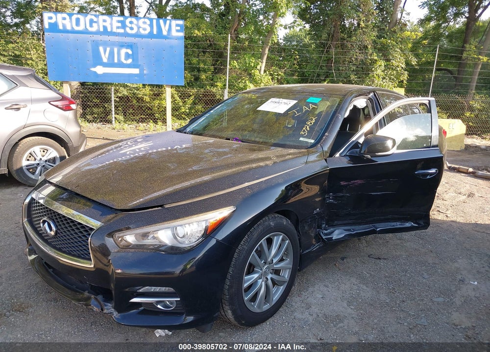 2015 INFINITI Q50 PREMIUM VIN: JN1BV7AR2FM408620