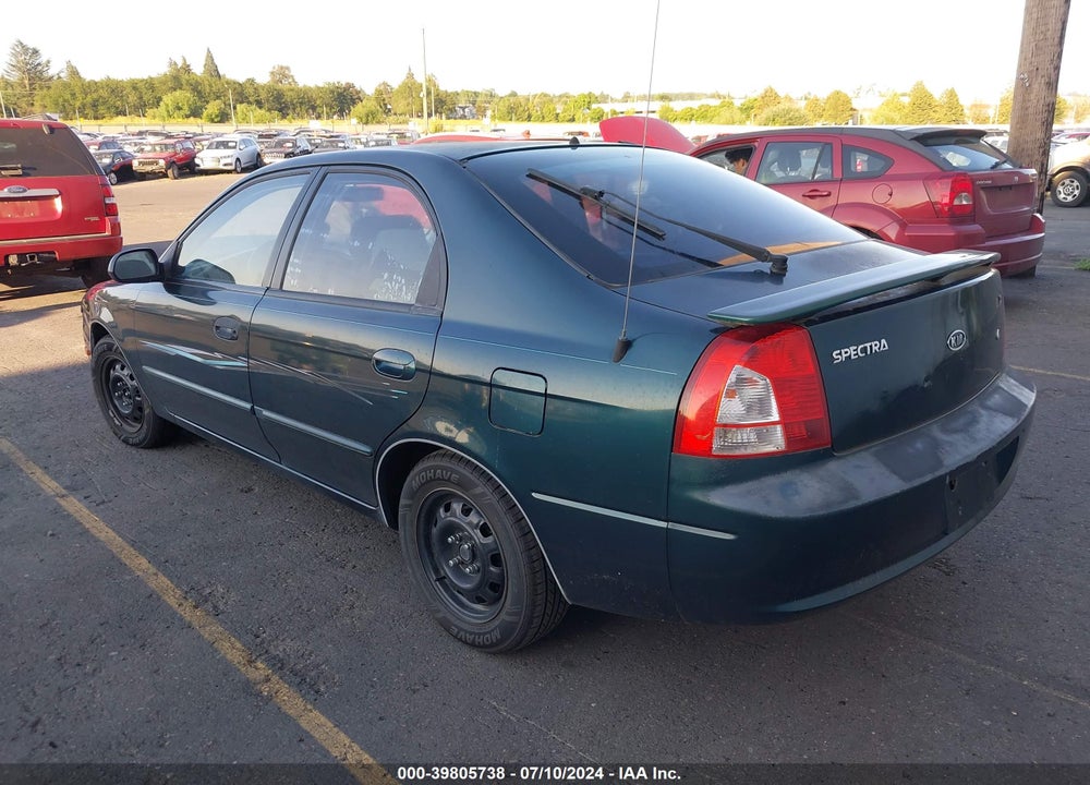 2004 KIA SPECTRA VIN: KNAFB161045137438