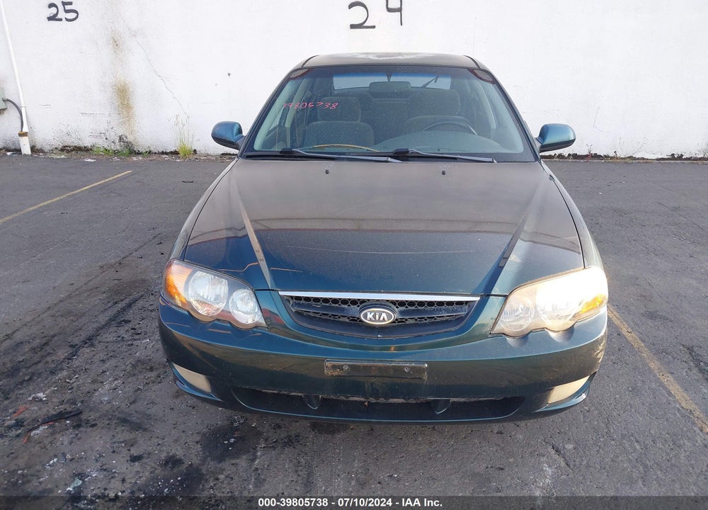 2004 KIA SPECTRA VIN: KNAFB161045137438