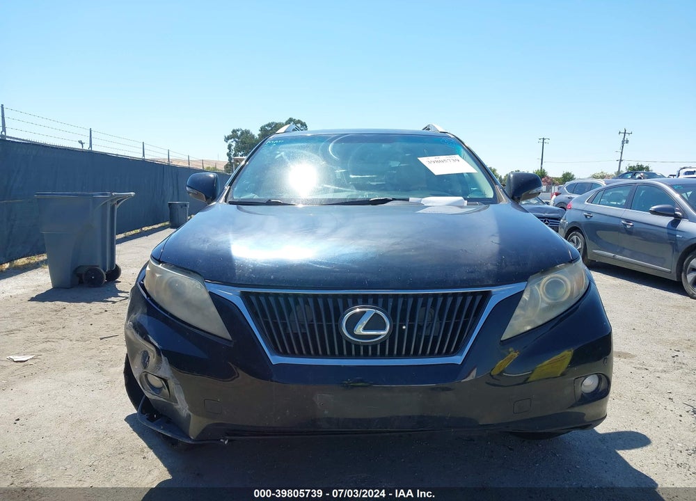 2012 LEXUS RX 350 VIN: 2T2BK1BA1CC126937