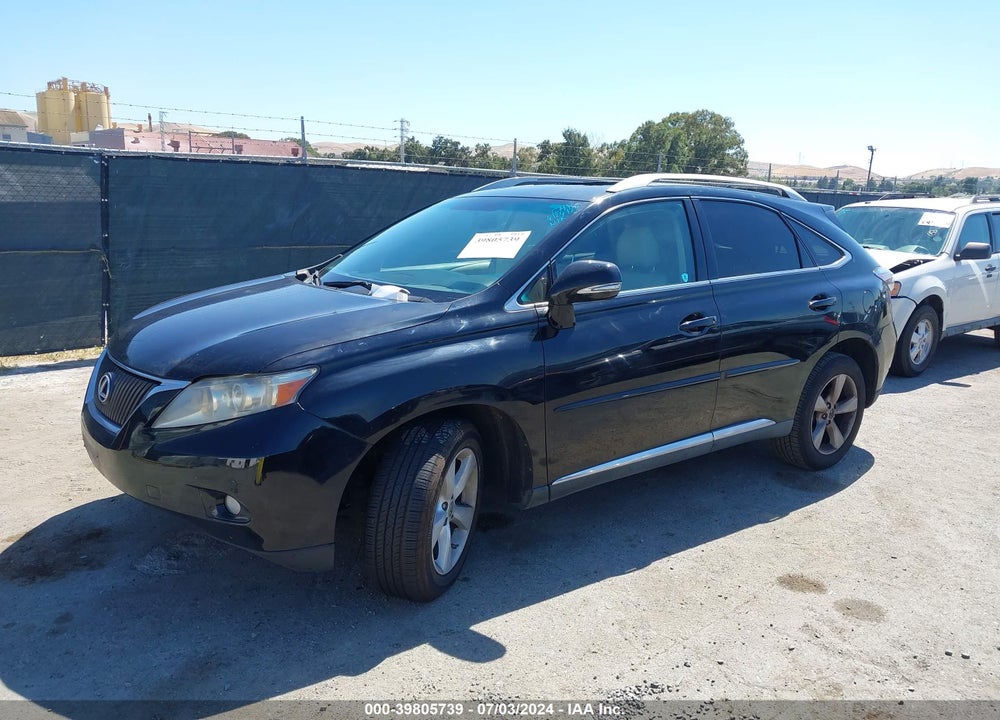 2012 LEXUS RX 350 VIN: 2T2BK1BA1CC126937