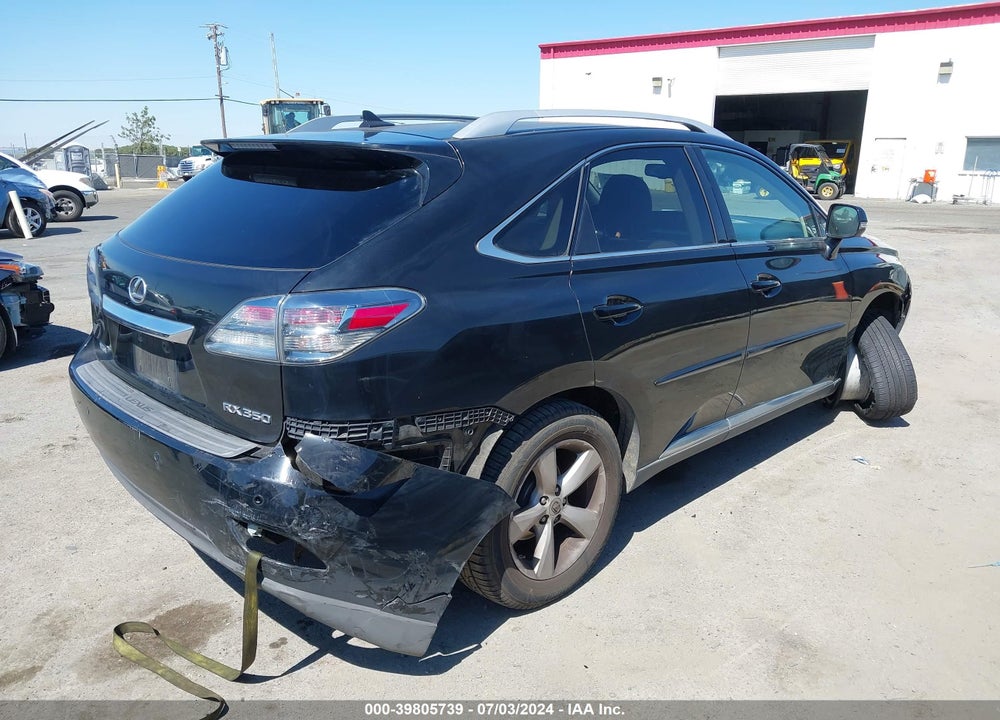 2012 LEXUS RX 350 VIN: 2T2BK1BA1CC126937