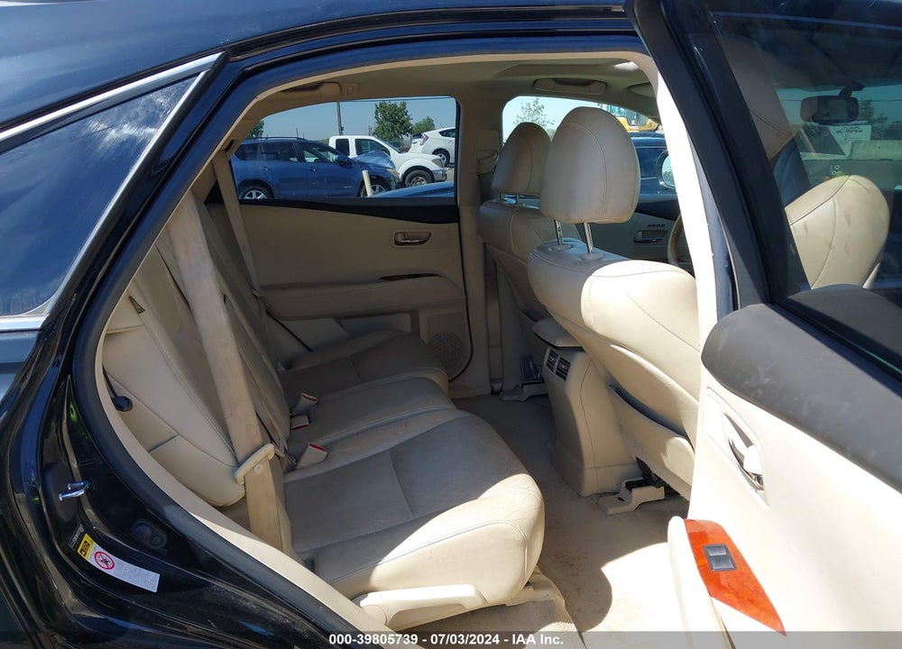 2012 LEXUS RX 350 VIN: 2T2BK1BA1CC126937