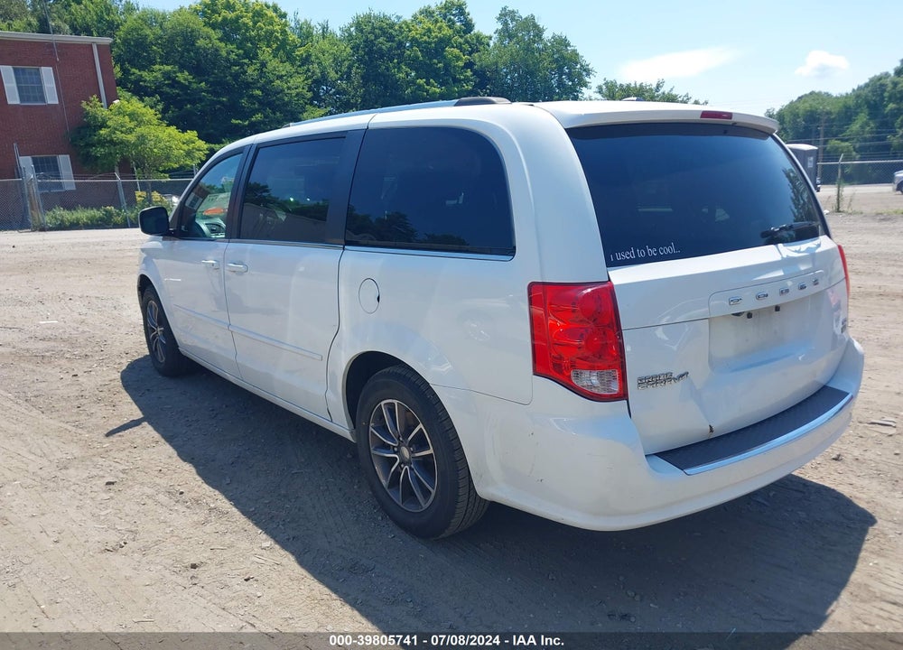 2017 DODGE GRAND CARAVAN SXT VIN: 2C4RDGCG5HR696269