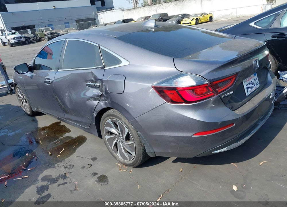 2022 HONDA INSIGHT TOURING VIN: 19XZE4F92NE006810
