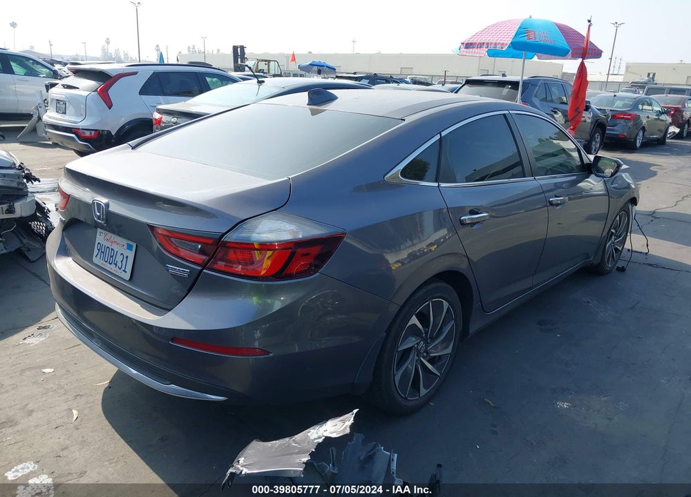 2022 HONDA INSIGHT TOURING VIN: 19XZE4F92NE006810