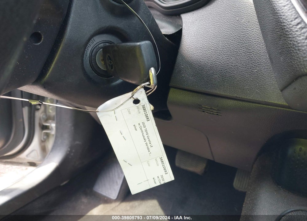 2020 TOYOTA COROLLA LE VIN: JTDEPRAE1LJ022989