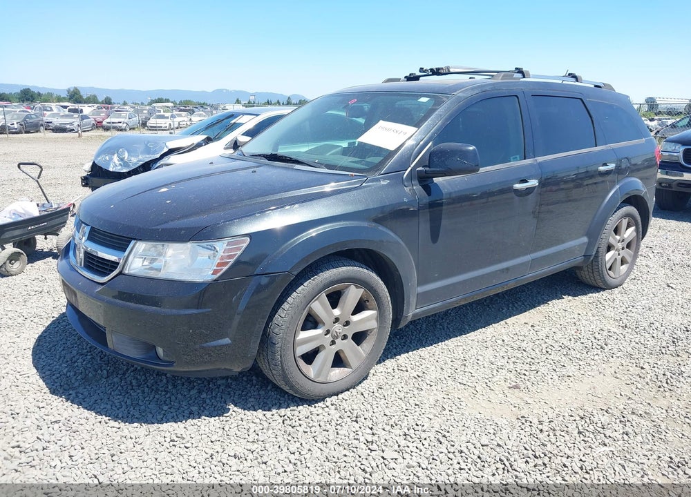 2009 DODGE JOURNEY R/T VIN: 3D4GH67V99T222499