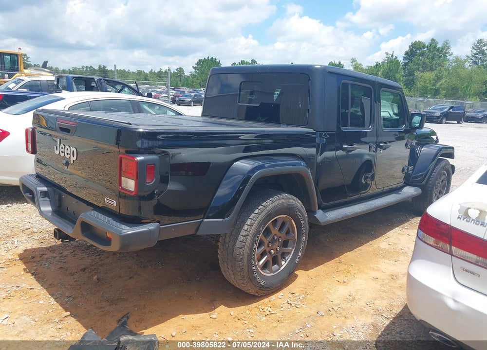 2021 JEEP GLADIATOR OVERLAND 4X4 VIN: 1C6HJTFG0ML602642